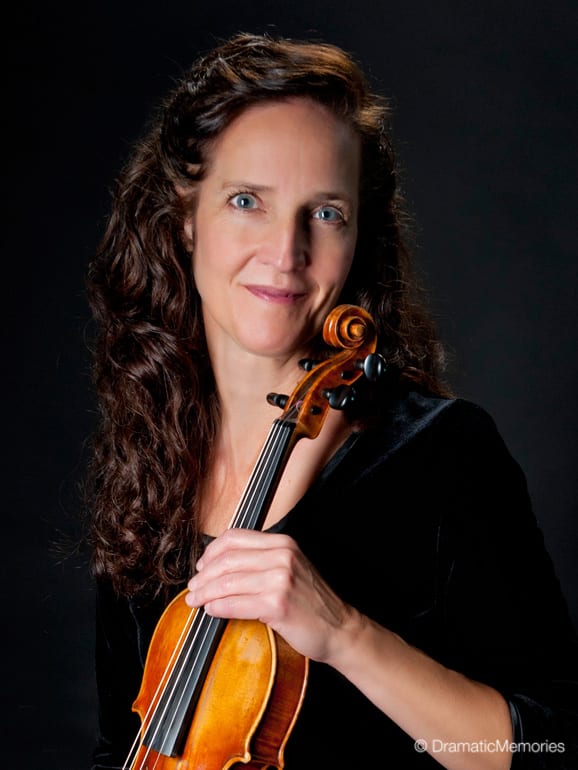musicians professional headshots holding their violins